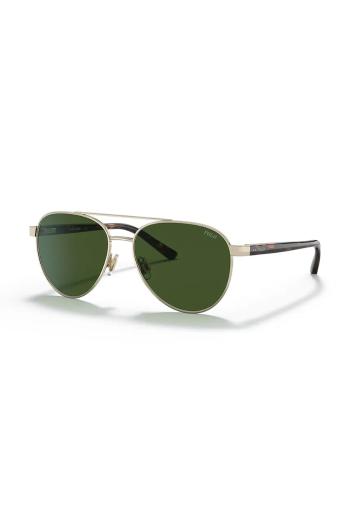 Detské slnečné okuliare Polo Ralph Lauren zelená farba, 0PP9001
