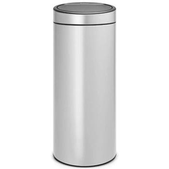 Brabantia Touch Bin New, 30 L – metalická sivá (115387)