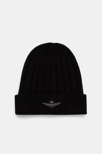Bavlnená čiapka Aeronautica Militare čierna farba, CU0063UL00485