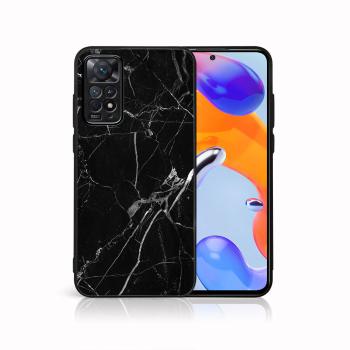 MY ART Ochranný obal Xiaomi Redmi Note 11 / Note 11S -BLACK MARBLE (142)