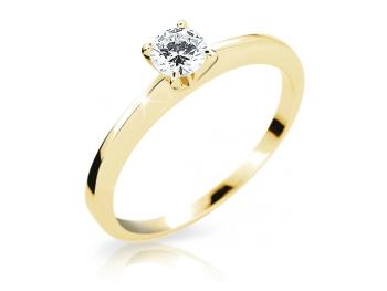 Cutie Diamonds Nadčasový prsteň zo žltého zlata s briliantom DZ6724-1232-10-X-1 54 mm
