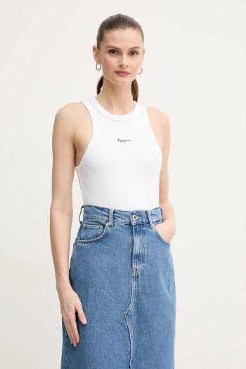 Top Pepe Jeans MARIAN biela farba, PL506035