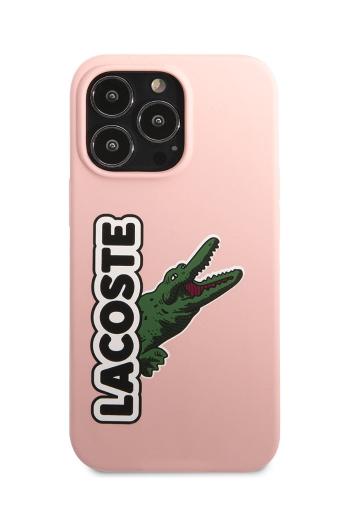 Puzdro na mobil Lacoste Iphone 13 Pro / 13 6,1" ružová farba