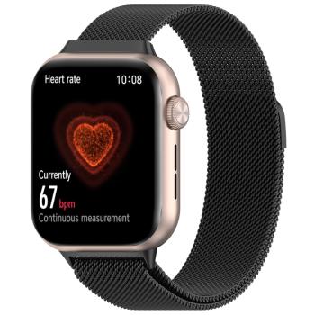 MILANESE Kovový remienok pre Honor Watch 5 čierny