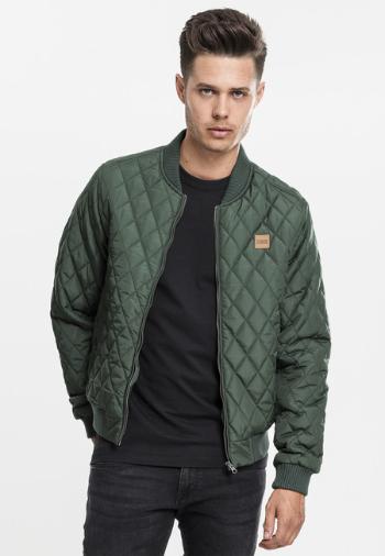 Urban Classics Diamond Quilt Nylon Jacket olive - XXL