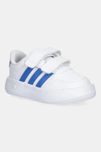 Detské tenisky adidas BREAKNET 3.0 biela farba, JS3678