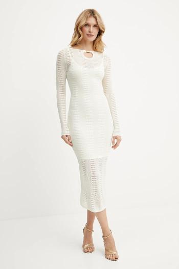 Šaty Marciano Guess EMMA béžová farba, maxi, priliehavé, 5GGK45 5869Z