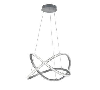LED závesné osvetlenie Reality Rubin hliník R32021105