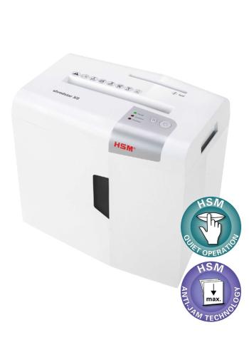 HSM skartovač Shredstar X8 (rez: Kombinovaný 4.5x30mm | vstup: 220mm | DIN: P-4 (3) | papier, sponky, plast. karty, CD)