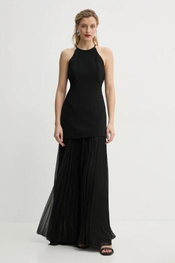 Šaty A.L.C. Lana čierna farba, maxi, áčkový strih, 6DRES02466