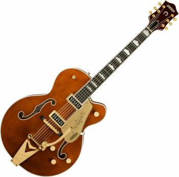 Gretsch G6120TG-DS Players Edition Nashville Round-up Orange Semiakustická gitara