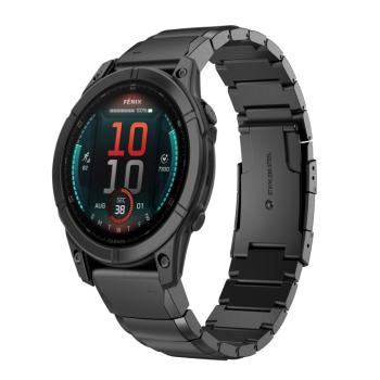 ARMOUR QUICK RELEASE Kovový remienok pre Garmin Fenix 8 47mm čierny