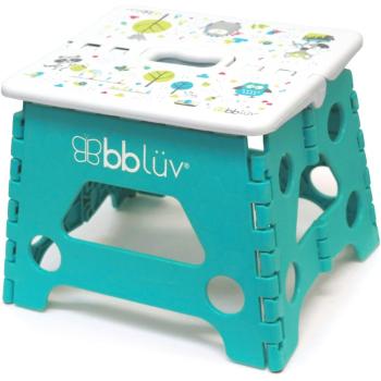 BBLÜV Stëp skladací stupienok pre deti 22 x 18 x 18,2cm Aqua 18m+ 1 ks