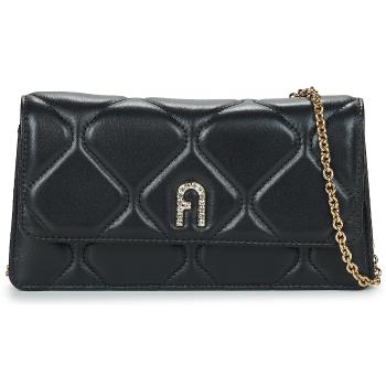 Furla  FURLA DIAMANTE MINI CROSSBODY  Tašky cez rameno Čierna