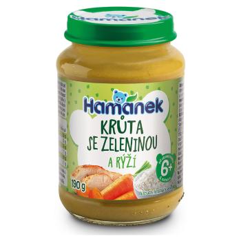 HAMÁNEK Morka so zeleninou a ryžou 190 g