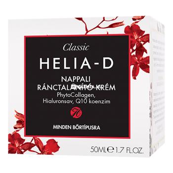 Helia-D Classic nappali ránctalanító krém Q10 koenzimmel és C-vitaminnal 50 ml