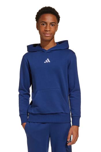 Detská mikina adidas s kapucňou, s nášivkou, JY0612