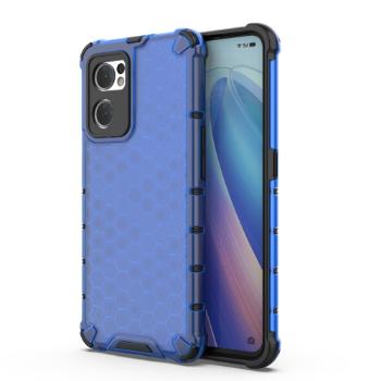 HONEYCOMB Ochranný kryt Oppo Reno7 5G modrý