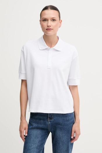 Polo tričko Armani Exchange dámske, biela farba, XW000887 AF10819