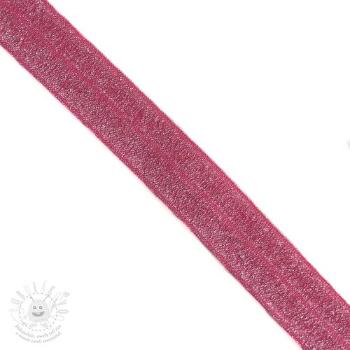 Lemovací guma glitter 20 mm fuchsia