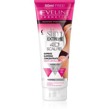 Eveline Cosmetics Slim Extreme 4D Scalpel superkoncentrované nočné sérum s hrejivým účinkom 250 ml