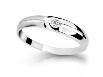 Cutie Diamonds Prsteň z bieleho zlata s briliantom DZ6874-1049-10-X-2 54 mm