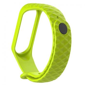 BStrap Silicone Diamond remienok na Xiaomi Mi Band 3/4, fruit green (SXI007C04)