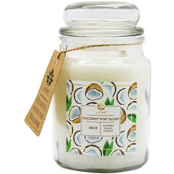 Arôme sviečka 560 g, v skle, Coconut mint Slush (8595556469620)