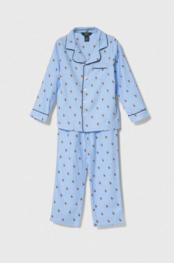 Detské bavlnené pyžamo Polo Ralph Lauren vzorované