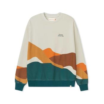 Rvlt Revolution  Printed Crewneck Sweatshirt 2783 - Offwhite  Mikiny Béžová