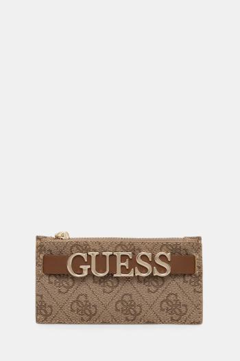Puzdro na karty Guess ZAMIRA hnedá farba, RW1728 P5201