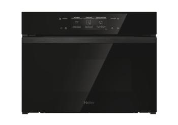 Kompaktná mikrovlnná rúra s viacúrovňovým pečením Haier čierna 38900766