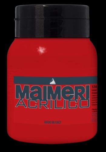 MAIMERI ACRILICO - Akrylové farby 174 - crimson lake, 0,5 L