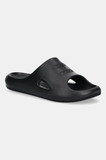Šľapky Tommy Jeans TJM SPORTY POOL SLIDE čierna farba, EM0EM01582