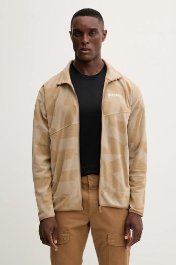 Fleecová mikina adidas TERREX Multi béžová farba, jednofarebná, JM0136