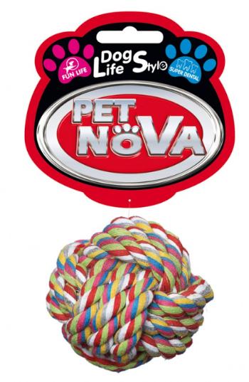 Pet Nova Dog Life Style Guľôčkovo-bavlnené lano Superdental 6 cm