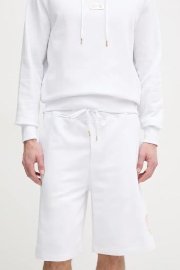 Bavlnené šortky Versace Jeans Couture pánske, biela farba, 78GADT00 CF01T