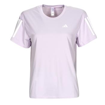 adidas  OWN THE RUN TEE  Tričká s krátkym rukávom Fialová