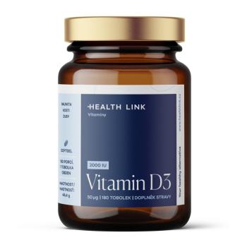HEALTH LINK Vitamín D3 2000 IU 180 tabliet