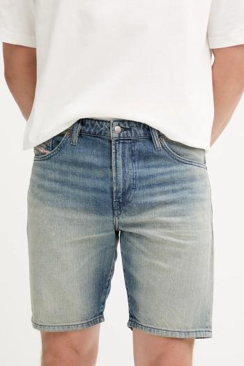 Rifľové krátke nohavice Diesel D-FIN SHORTS modrá farba, A14621.0DBEC
