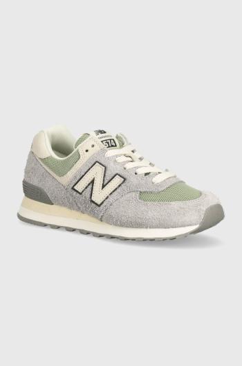 Tenisky New Balance 574 šedá farba, WL574GA2