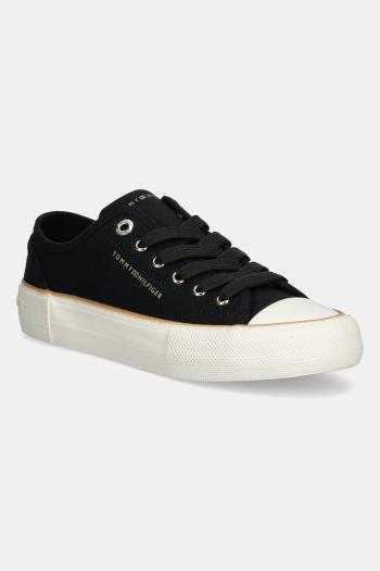 Detské tenisky Tommy Hilfiger čierna farba, T3A9-33733