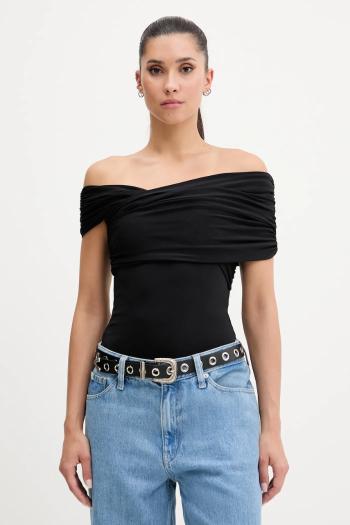 Body Abercrombie & Fitch čierna farba, jednofarebné, KI139-5421