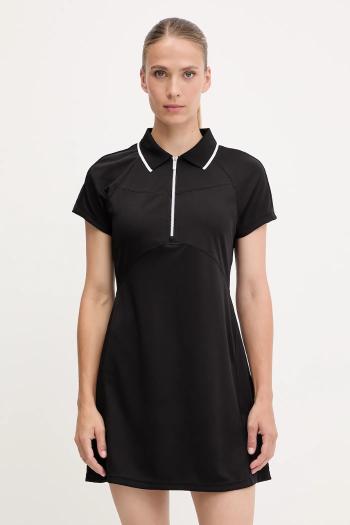 Šaty Dkny čierna farba, mini, áčkový strih, DP5D4903