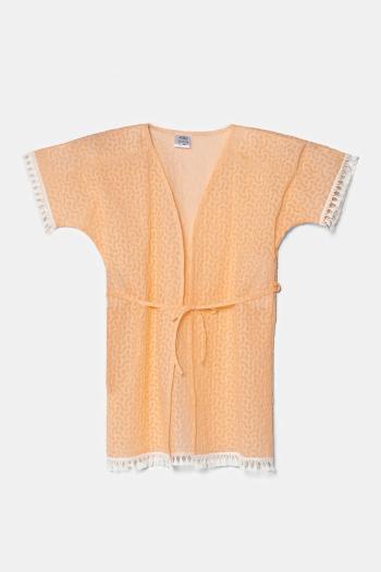 Detský plážový odev Jamiks KESIA oranžová farba, JLH165