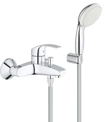 Vaňová batéria Grohe Eurosmart New so sprchovacím setom 150 mm chróm 3330220A