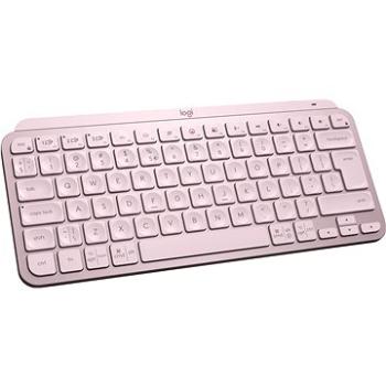 Logitech MX Keys Mini Minimalist Wireless Illuminated Keyboard, Rose – US INTL (920-010500)