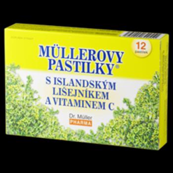 Müllerovy pastilky s isl.lišejníkem bez cukru 12 ks