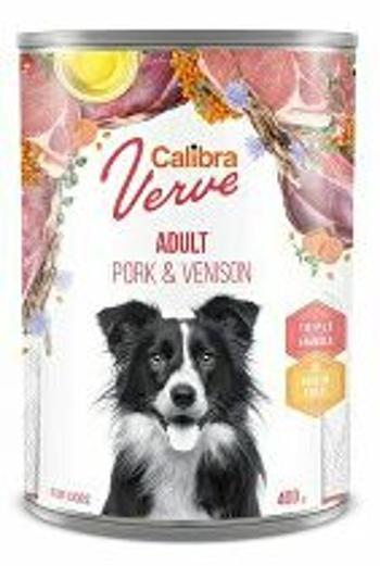 Calibra Dog Verve konz.GF Adult Pork&Venison 400g + Množstevná zľava