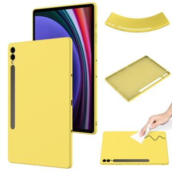 RUBBER Ochranný kryt pre Samsung Galaxy Tab S9 FE+ / S9+ / S10+ žltý